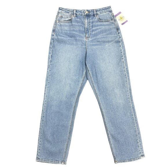AEO Curvy Mom Jeans Womens 10 Regular Lt Wash Classic Minimal Preppy Normcore - Picture 2 of 16